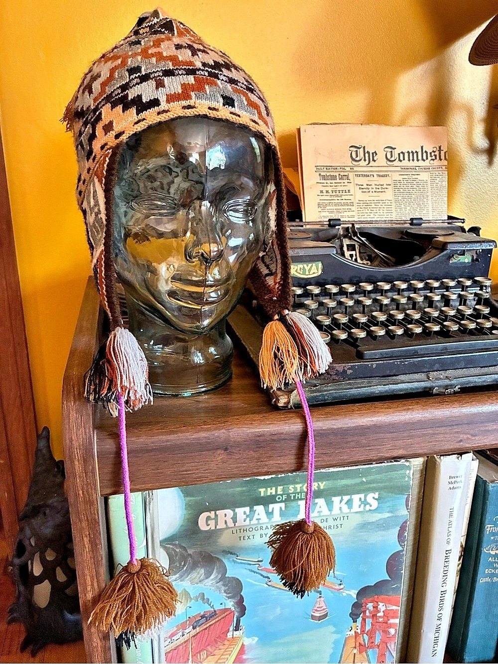 Alpaca Tassel and Earflap Hat